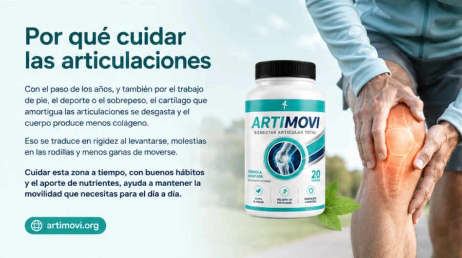 Artimovi para el cuidado de las articulaciones con la edad